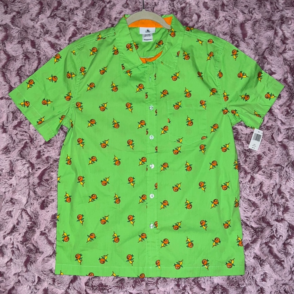 Disney 2020 Parks Orange bird sold out Mens/womens button up
